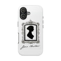 Jane Austen Silhouette Phone Case — Classic Literary Tough Case