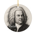 Bach Portrait Ceramic Ornament