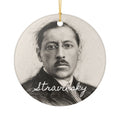 Stravinsky Portrait Ceramic Ornament