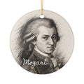 Mozart Portrait Ceramic Ornament