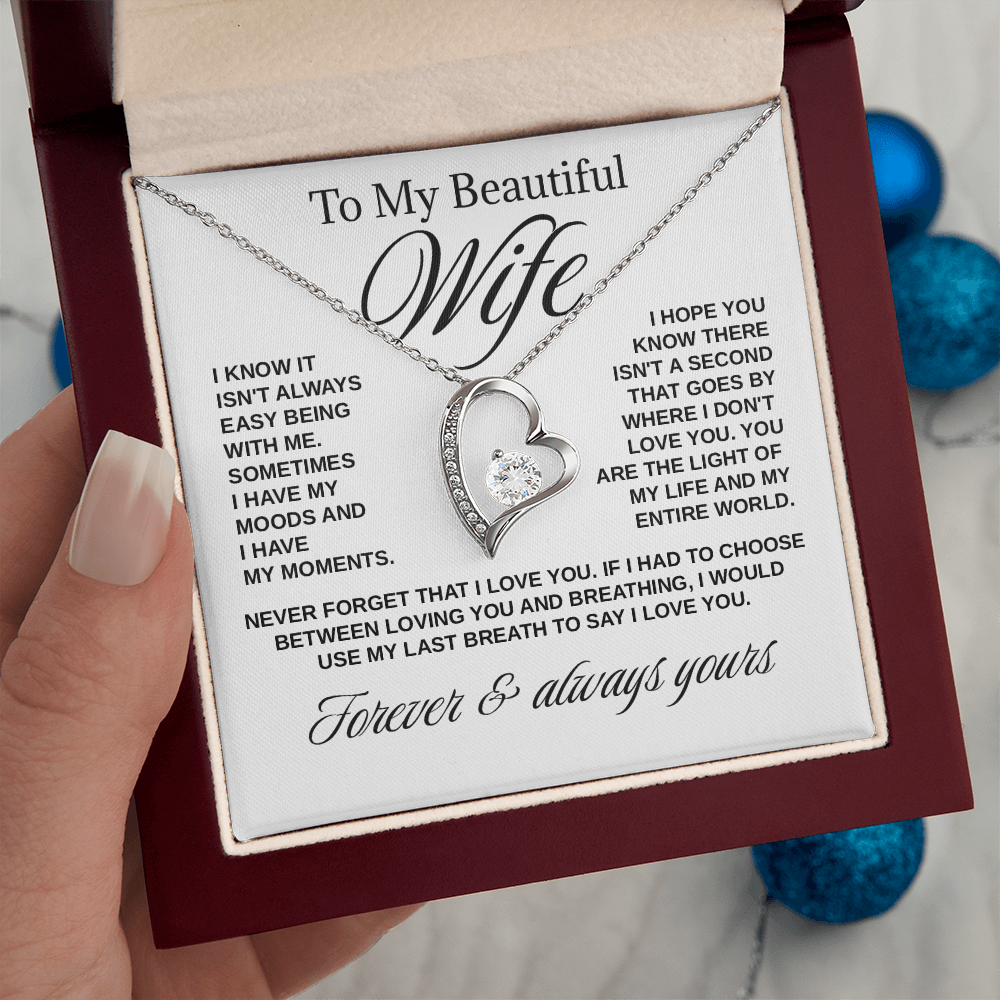To My Wife - "Light of My Life" Necklace
