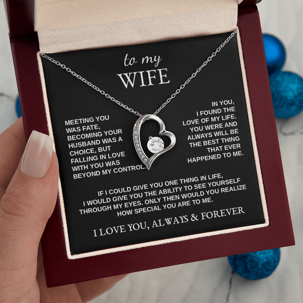 To My Wife - "You're the Best Thing" Necklace