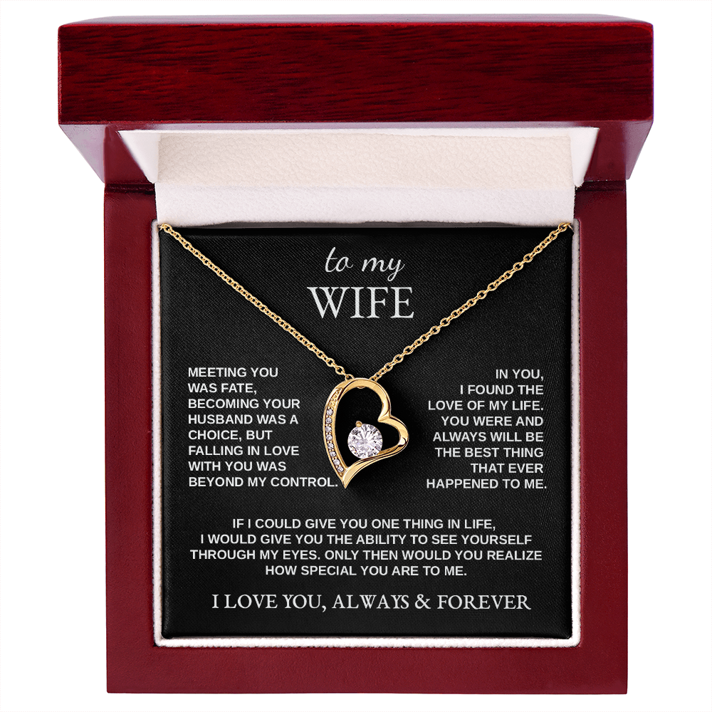 To My Wife - "You're the Best Thing" Necklace