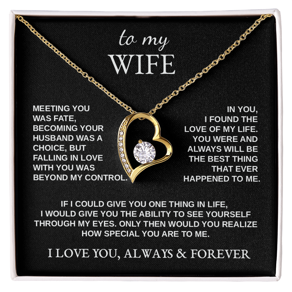 To My Wife - "You're the Best Thing" Necklace
