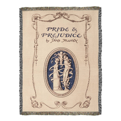 Jane Austen Pride & Prejudice Woven Blanket
